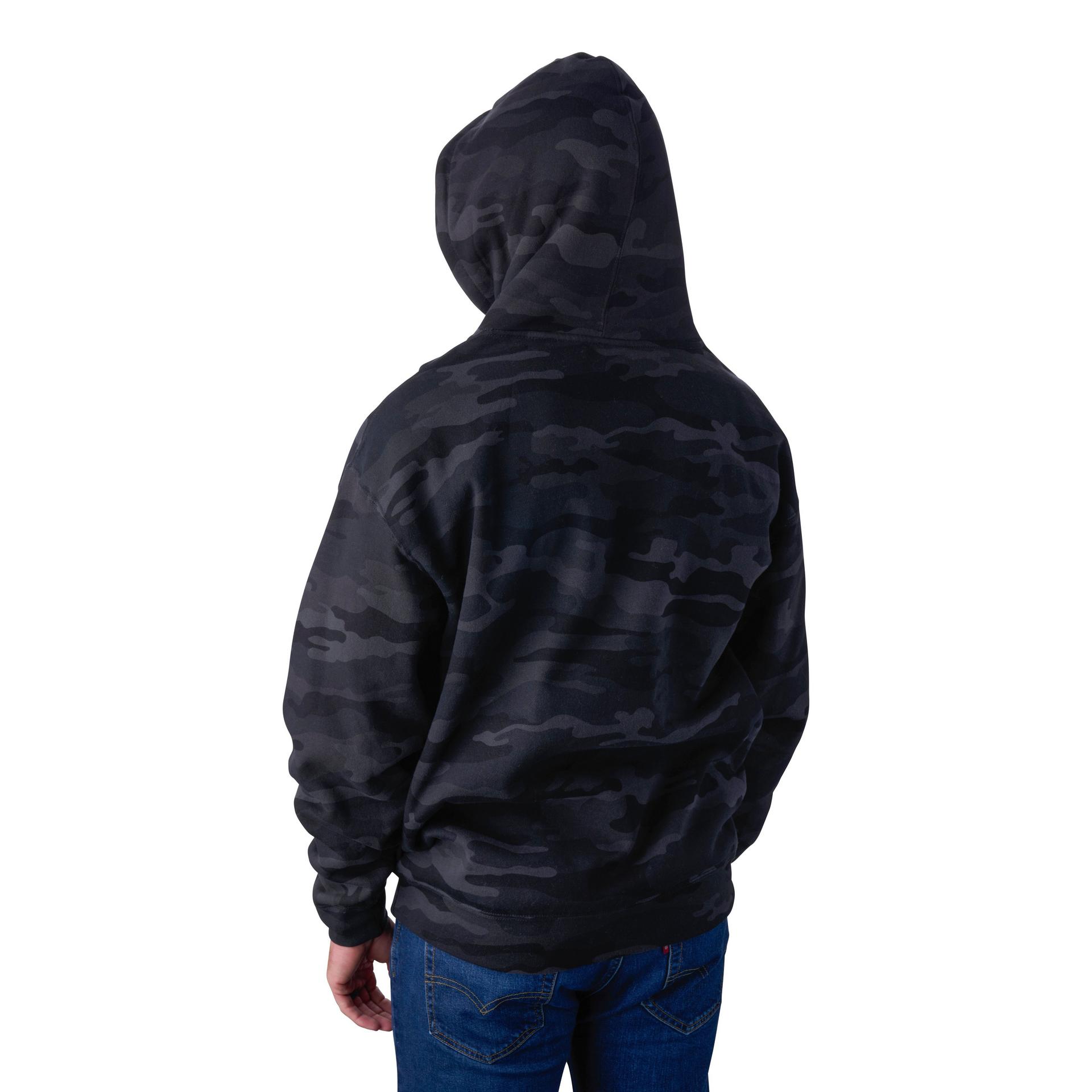 Logo Camo Pullover Fleece Hood | Fenwick