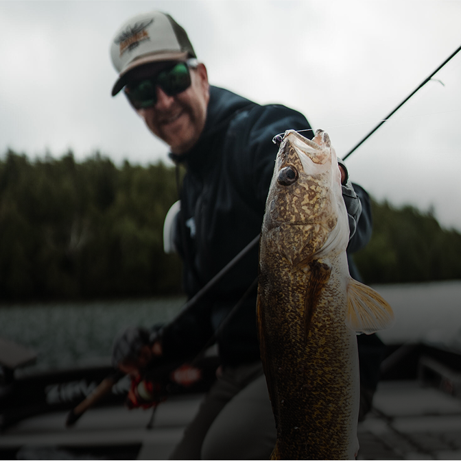 Close up of fish caught with a Fenwick rod