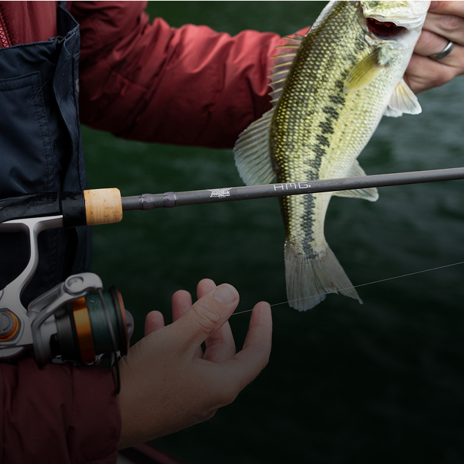 close up of Fenwick HMG fishing rod